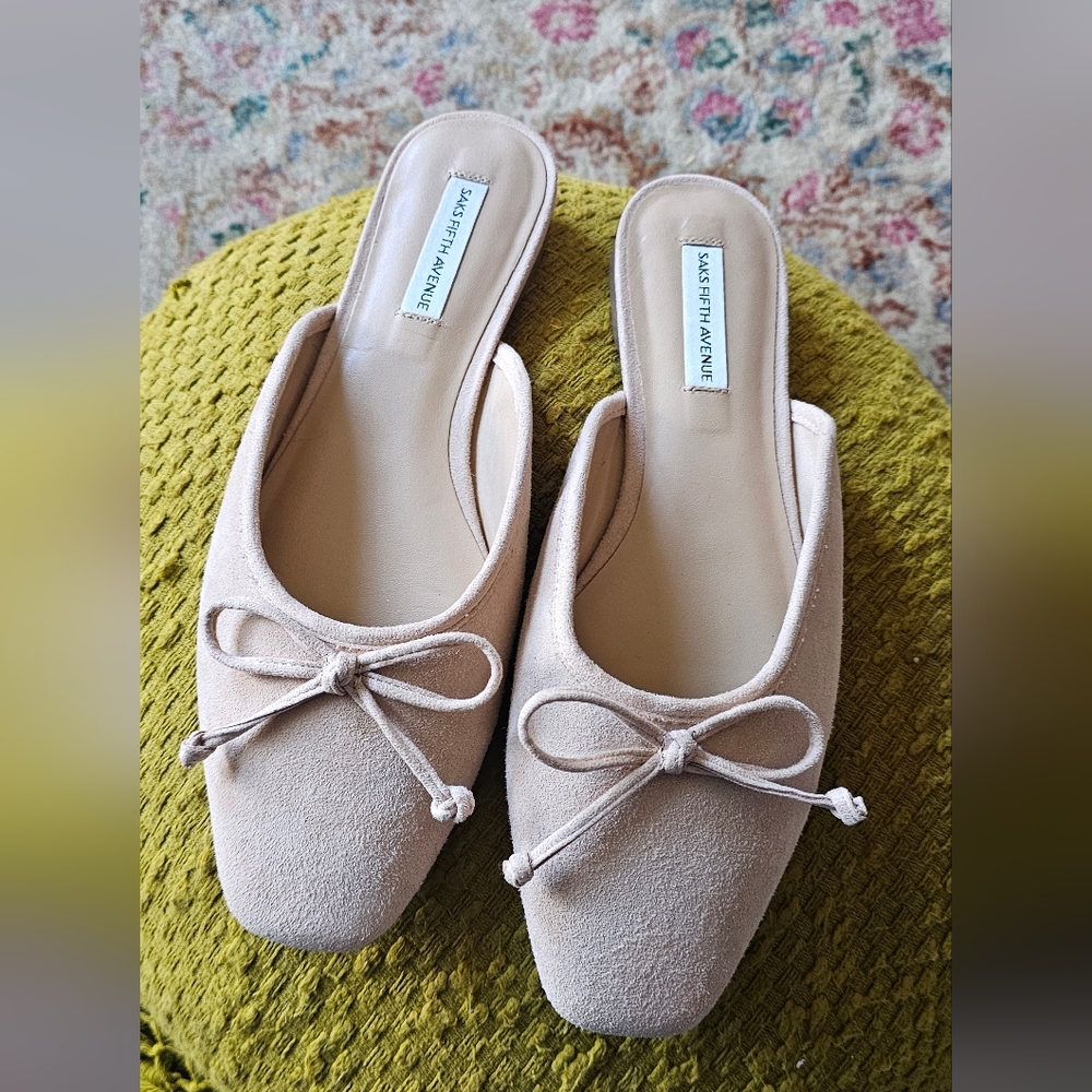Saks Suede Mules